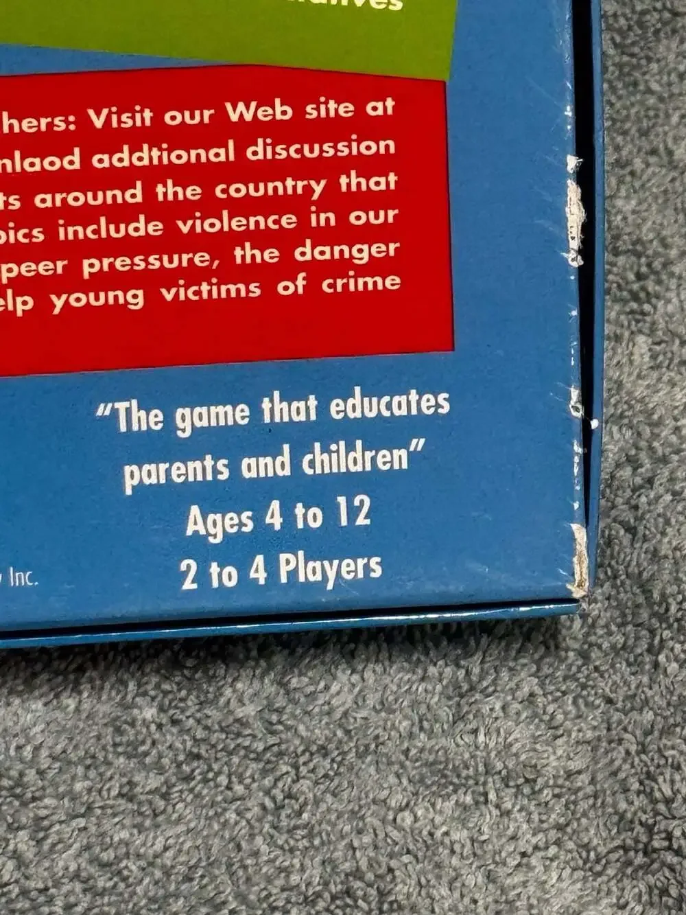 Vintage The Guardians Safety Game: A Game of Life Choices Street Smart Kids 1999